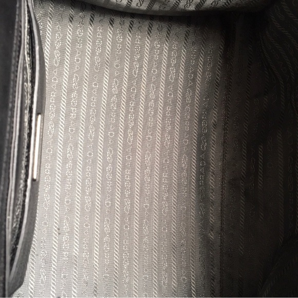 Prada Glace Calf Leather Satchel Bag in Black Nero - Picture 8 of 11